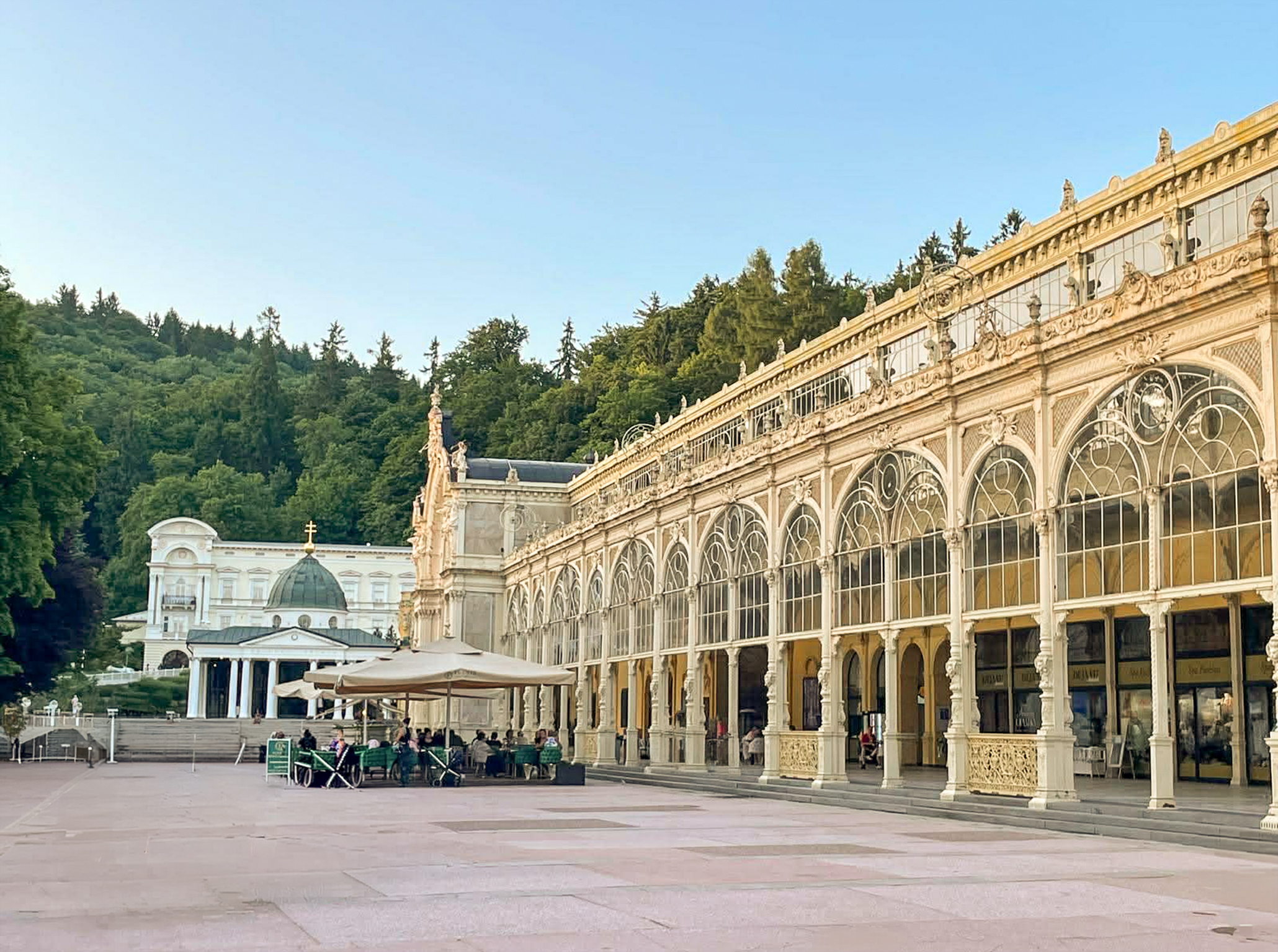 Wandervogel Seitzreisen Marienbad Colonaden Kurgarten Tschechien