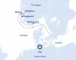 Faszination Südnorwegen Route
