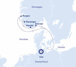 Norwegen entdecken Route